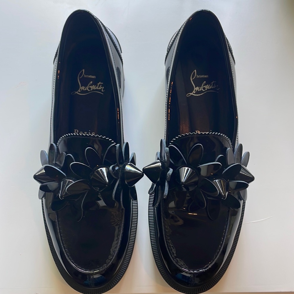 Christian Louboutin black loafers